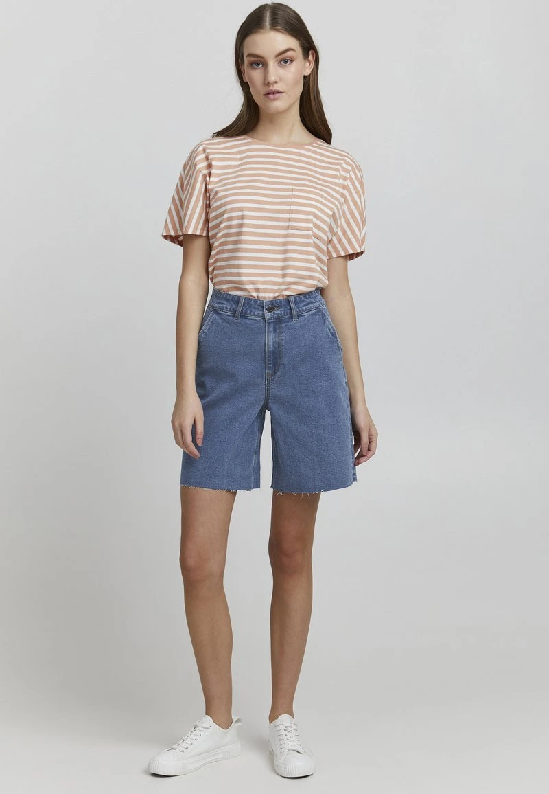 OXMO Jeans Shorts - Mid Blue Denim 3 OXMO Jeans Shorts - Mid Blue Denim – Bild 2