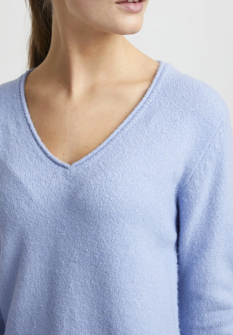 OXMO OXIDA - Strickkleid - Brunnera Blue Melange 6 OXMO OXIDA - Strickkleid - Brunnera Blue Melange – Bild 4