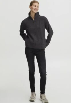 OXMO OXSALINE - Strickpullover - Blackened Pearl Melange 9 OXMO OXSALINE - Strickpullover - Blackened Pearl Melange -Oxmo e35ecd9293914c5eb577d823e295d801