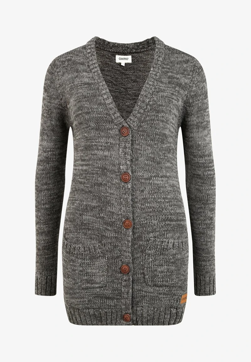 OXMO OXPHILEMONA - Strickjacke - Dark Grey 8 OXMO OXPHILEMONA - Strickjacke - Dark Grey – Bild 6