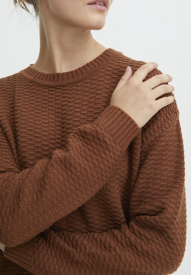 OXMO OXMILIKA - Strickkleid - Brunette 6 OXMO OXMILIKA - Strickkleid - Brunette – Bild 4