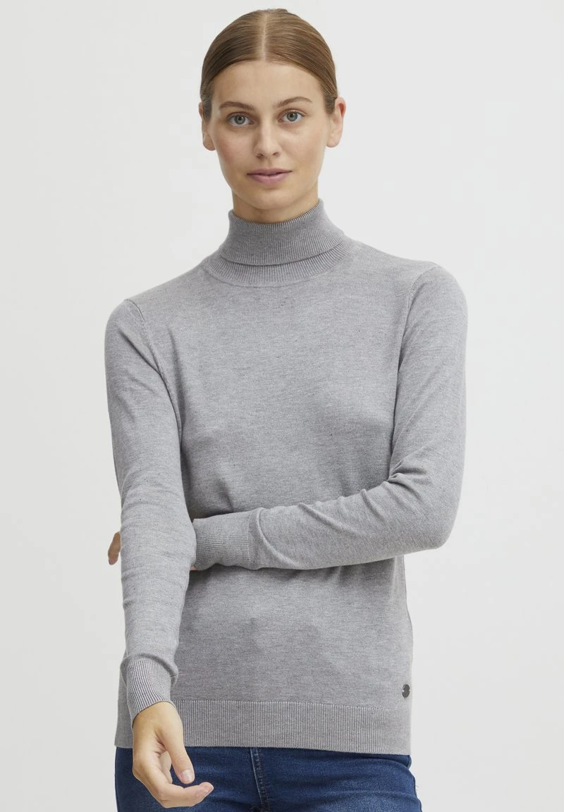 OXMO KATJA - Strickpullover - Mid Grey Melange 3 OXMO KATJA - Strickpullover - Mid Grey Melange