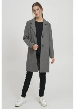 OXMO OXNETA - Klassischer Mantel - Medium Grey Melange -Oxmo e9a9d90aae2142b0882f39baaa17fb80