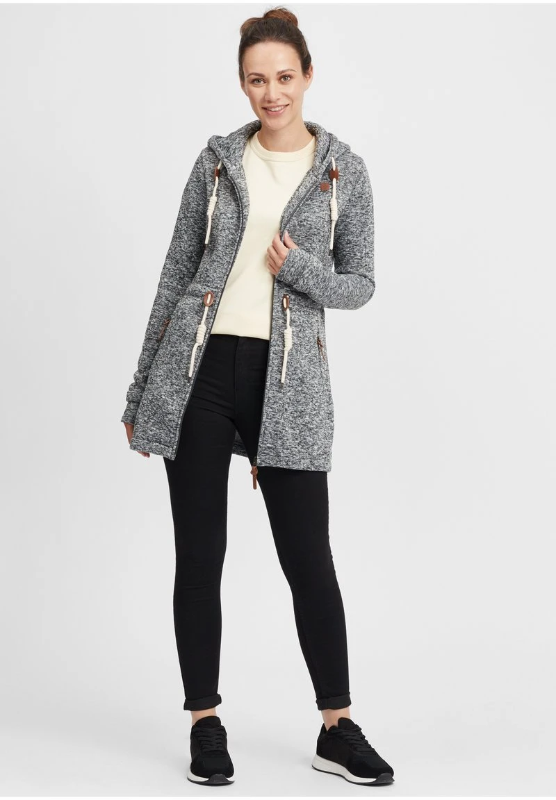 OXMO OXTHORA - Kurzmantel - Dark Grey 4 OXMO OXTHORA - Kurzmantel - Dark Grey – Bild 2