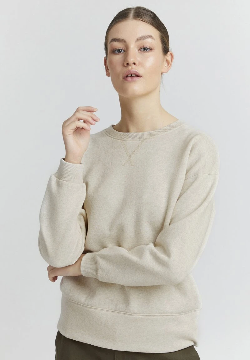OXMO HOLMA - Sweatshirt - Oatmeal Melange 3 OXMO HOLMA - Sweatshirt - Oatmeal Melange
