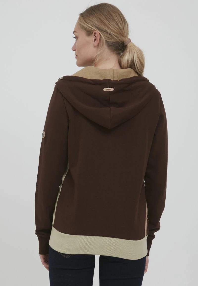 OXMO OXAGGI - Sweatjacke - Chicory Coffee 4 OXMO OXAGGI - Sweatjacke - Chicory Coffee – Bild 3