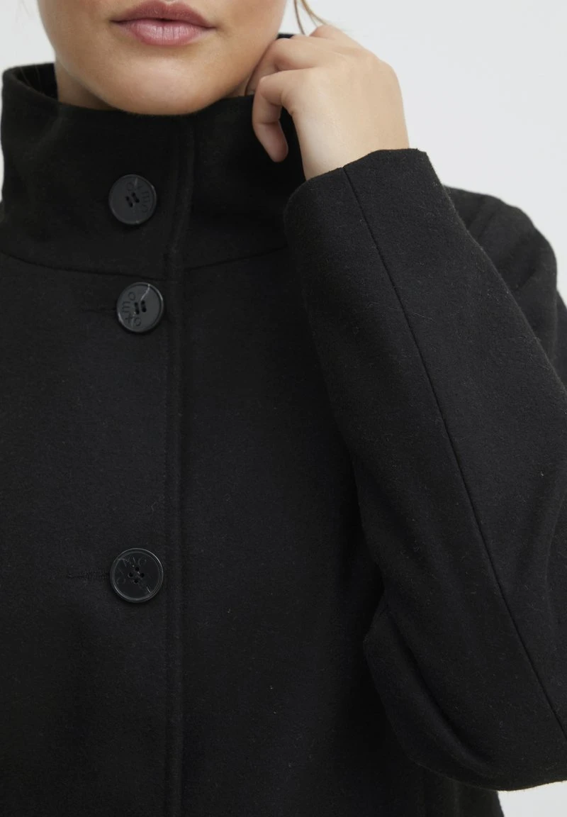 OXMO OXVALERINE - Klassischer Mantel - Black 6 OXMO OXVALERINE - Klassischer Mantel - Black – Bild 4