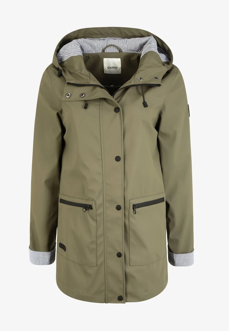 OXMO OXBECKY - Regenjacke / Wasserabweisende Jacke - Olive 8 OXMO OXBECKY - Regenjacke / Wasserabweisende Jacke - Olive – Bild 6
