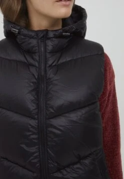 OXMO OXTABITA - Weste - Black -Oxmo f7662336ec6c4f18a83eaad374906630