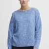 OXMO OXSANNE - Strickpullover - Strong Blue Melange