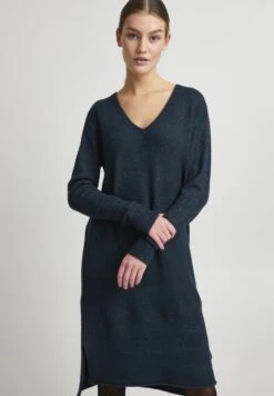 OXMO OXIDA - Strickkleid - Total Eclipse Melange